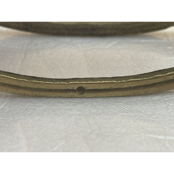 SOLD- R.O.C. Taiwan Vintage Solid Brass Rocking Horse Pony Candle Holder - Picture 8 of 12